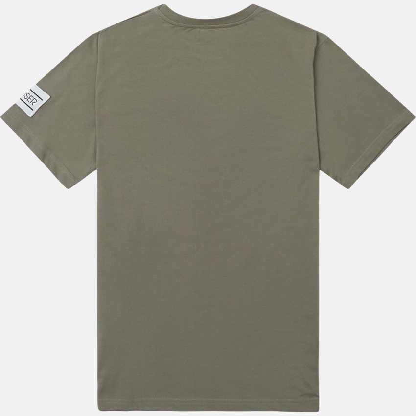 Le Baiser T-shirts BOURG. DUSTY OLIVE